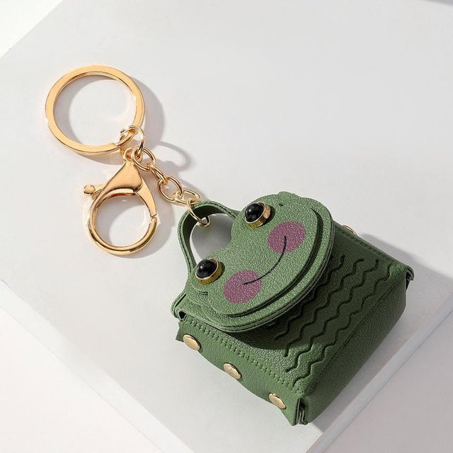 Rd lala Taschenanhänger Leder, Frosch, grün, Unisex - Bild 1