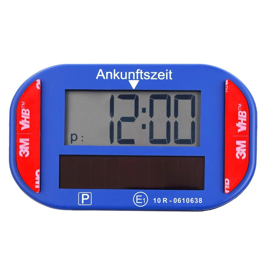 Elektronische Solar-Parkscheibe Technaxx TX-337 in Blau - Bild 2