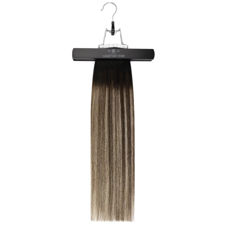 Moresoo Tape-in-Echthaarverlängerungen, brasilianisches Remy-Haar, glatt - Bild 4