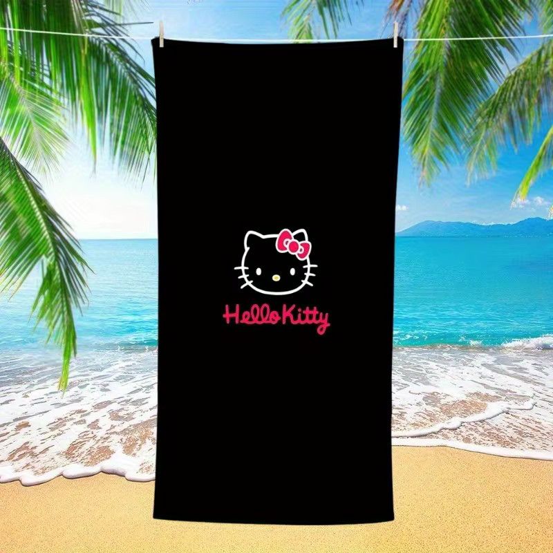 Hello Kitty Strandtuch mit Cartoon-Motiv für Pool und Outdoor - Bild 2