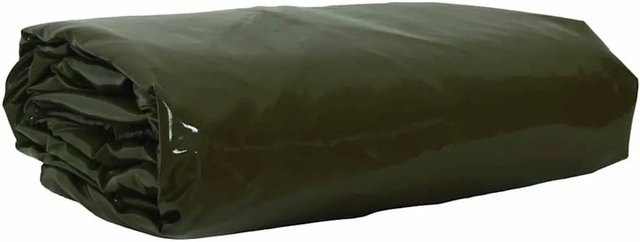 vidaXL Plane mit PVC-Beschichtung in Olive Grün, B: 600 cm, T: 150 cm, Gewicht: 650 g/m² - Bild 1