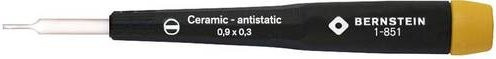 Bernstein Abgleichschraubendreher mit Keramik-Klinge in Schwarz, 1,30 x 0,30 mm, Elektronik-Werkzeug 1-852 - Bild 1