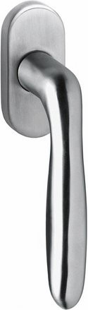 Intersteel Fenstergriff Jupiter aus Edelstahl gebürstet in Silber mit Schraubbefestigung - Bild 1