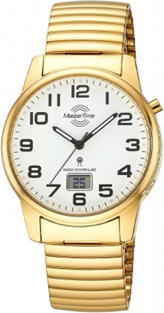 Master Time Herrenuhr, Analog-Digital, Quarz, Edelstahl, 41 mm, 5 ATM - Bild 1