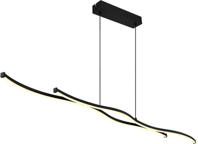 GLOBO LED-Pendelleuchte BOYD in Schwarz aus Aluminium und Metall, B/H/T: 8,6 x 120 x 110,4 cm - Bild 1