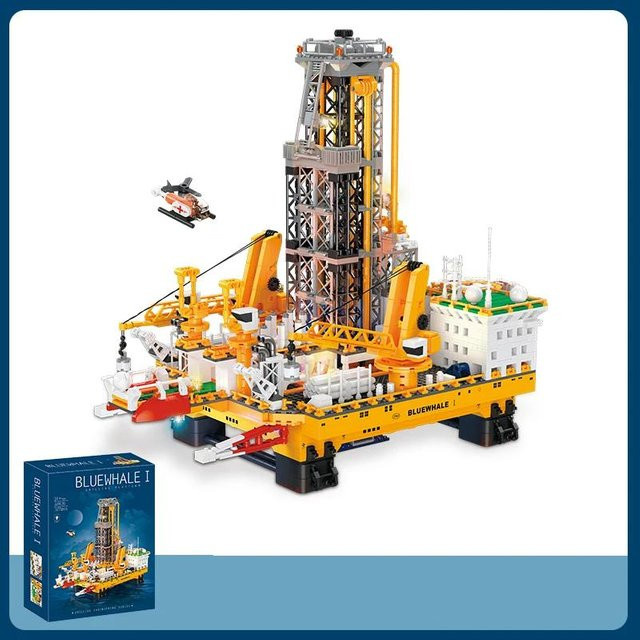 Offshore-Ölbohrinseln Bausteine Bohrplattform Modell, 3271 Teile, ab 14 Jahren - Bild 1