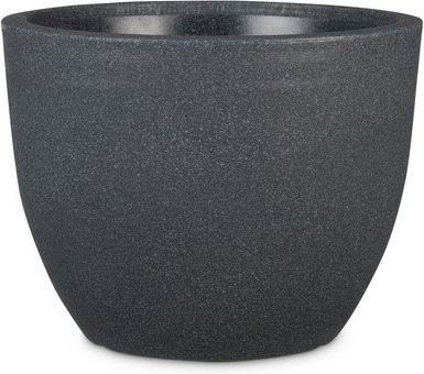 Scheurich Pflanzgefäß Padua in Granit-Optik Schwarz-Grau, Durchmesser: 40 cm, Höhe: 31 cm - Bild 1