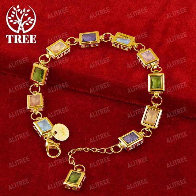 ALITREE Armband 750 Gelbgold, Zirkonia, Damen - Bild 1