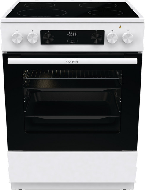 Gorenje Elektroherd GEC6C40WD mit Glaskeramikfeld in Weiß - Bild 1