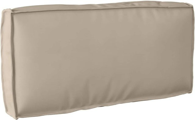vidaXL Kissen in Taupe und Beige aus Oxford-Stoff, B/T/H: 80 x 40 x 12 cm - Bild 1