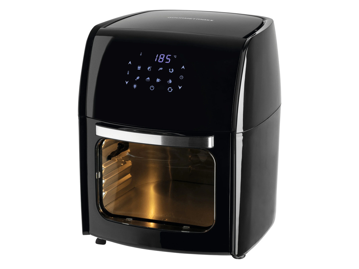 GOURMETMAXX Heißluftfritteuse HIC-AF-8081D in Schwarz, 12 l - Bild 3