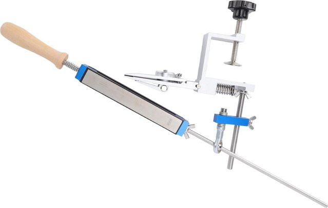 Koogeelife Professionelles Schärfsystem mit Wetzsteinen in verschiedenen Körnungen für Küchen- und Outdoor-Klingen, Mehrfarbig - Bild 1