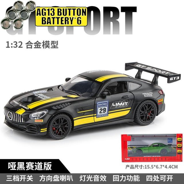 Linyi toy car Mercedes Benz Gt Gt3, Automodell, 1:32, Metall, ab 14 Jahren - Bild 1