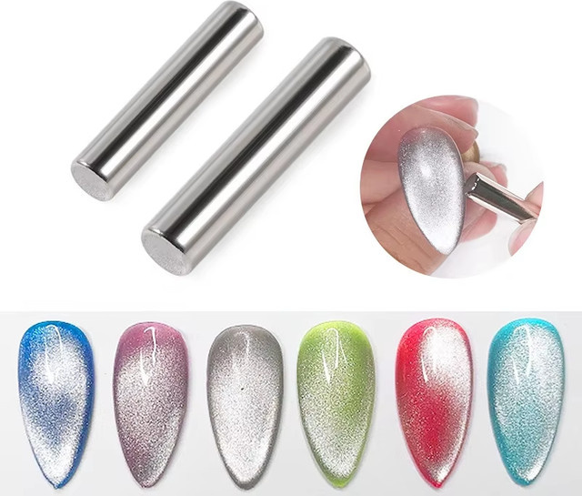 LULAA Cat Eye Nagelmagnet, doppelseitig zylindrisch - Bild 1