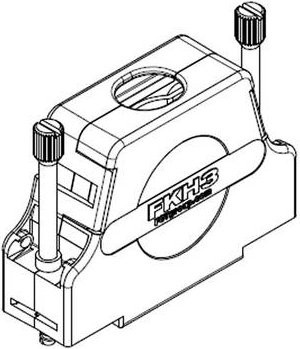Molex 1731110002 D-SUB Gehäuse aus Kunststoff in Schwarz mit 180° Ausrichtung - Bild 1