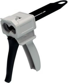 UHU Austraggerät für Klebekartuschen in Grau mit ergonomischer Handhabung und Anti-Nachlauf-Funktion - Bild 1