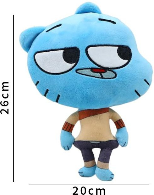 Fashnics The Amazing World of Gumball Darwin Plüschtier, Blau, ab 3 Jahre - Bild 1