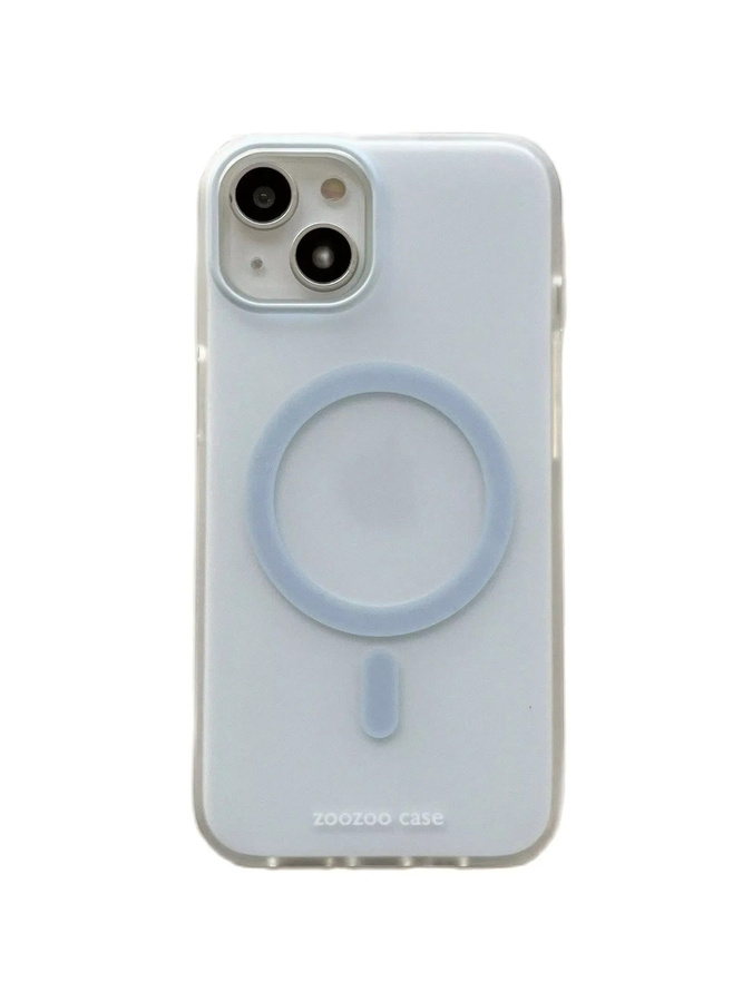 Magnetische Handyhülle mit kabelloser Ladefunktion in Macaron-Farben und matter Textur für iPhone 15 Pro Max, iPhone 16 Pro Max und iPhone 17 Pro Max, Blau und Mehrfarbig - Bild 5
