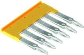 Weidmüller Querverbinder ZQV 2.5/6 in Gelb - Bild 1