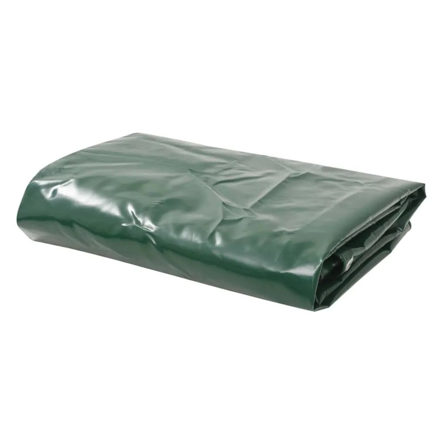vidaXL Abdeckplane aus PVC in Grün mit 650 g/m², Breite: 6 m, Tiefe: 8 m - Bild 2