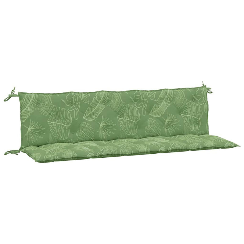 Vidaxl Palettenkissen Set aus 2 Stück mit Blumenmuster in Grün aus Stoff - Bild 3