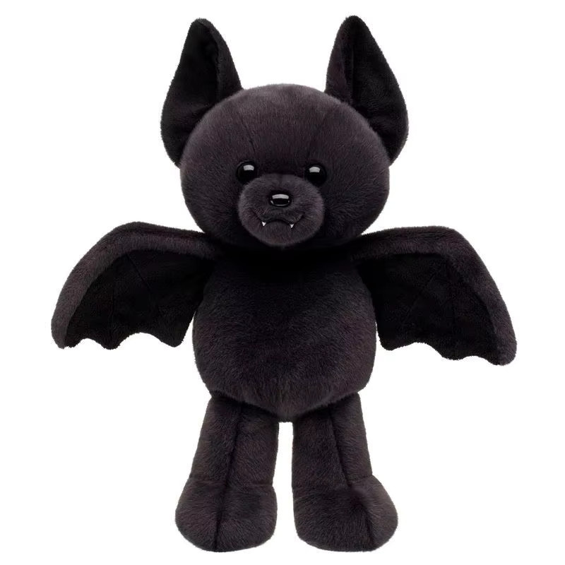 Molutian Fledermaus Plüschtier in Schwarz, posierbares Stofftier für Kinder, Höhe: 30 cm - Bild 3