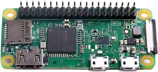 Raspberry Pi Zero WH Mini Linux-Entwicklungsboard mit WiFi und Bluetooth 4.1 Low Energy in Grün - Bild 1