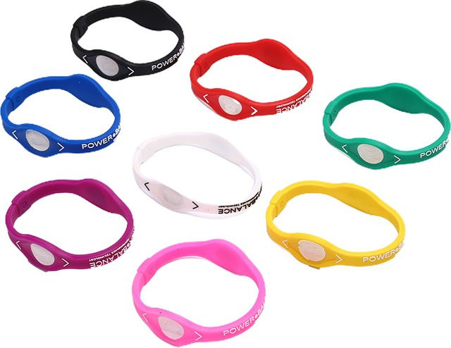 Power Balance Armband, Silikon, Schwarz, Unisex - Bild 1