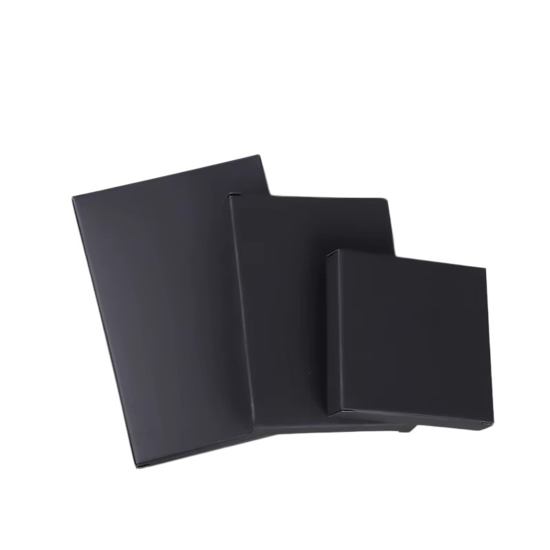 50 kleine schwarze Schmuckverpackungsboxen aus Papier für DIY-Projekte und Aufbewahrung - Bild 2