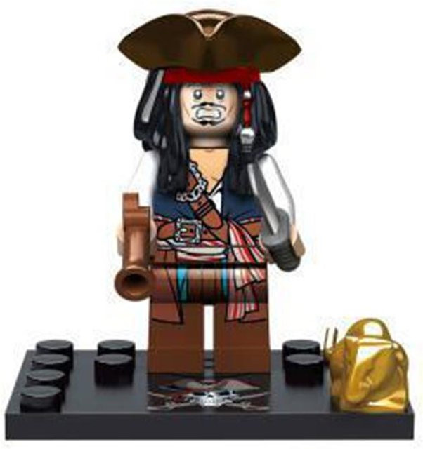 Marine Piraten Captain Jack Sparrow, Konstruktionsspielzeug, Einzelfigur - Bild 1