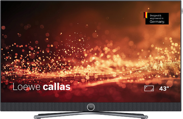 Loewe callas 43 Smart-TV mit LED-Technik, 4K Ultra HD, basaltgrau - Bild 1