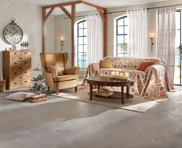 Couchtisch von Heine Home aus Mangoholz in Braun, B/T/H: 100 x 60 x 45,5 cm - Bild 1