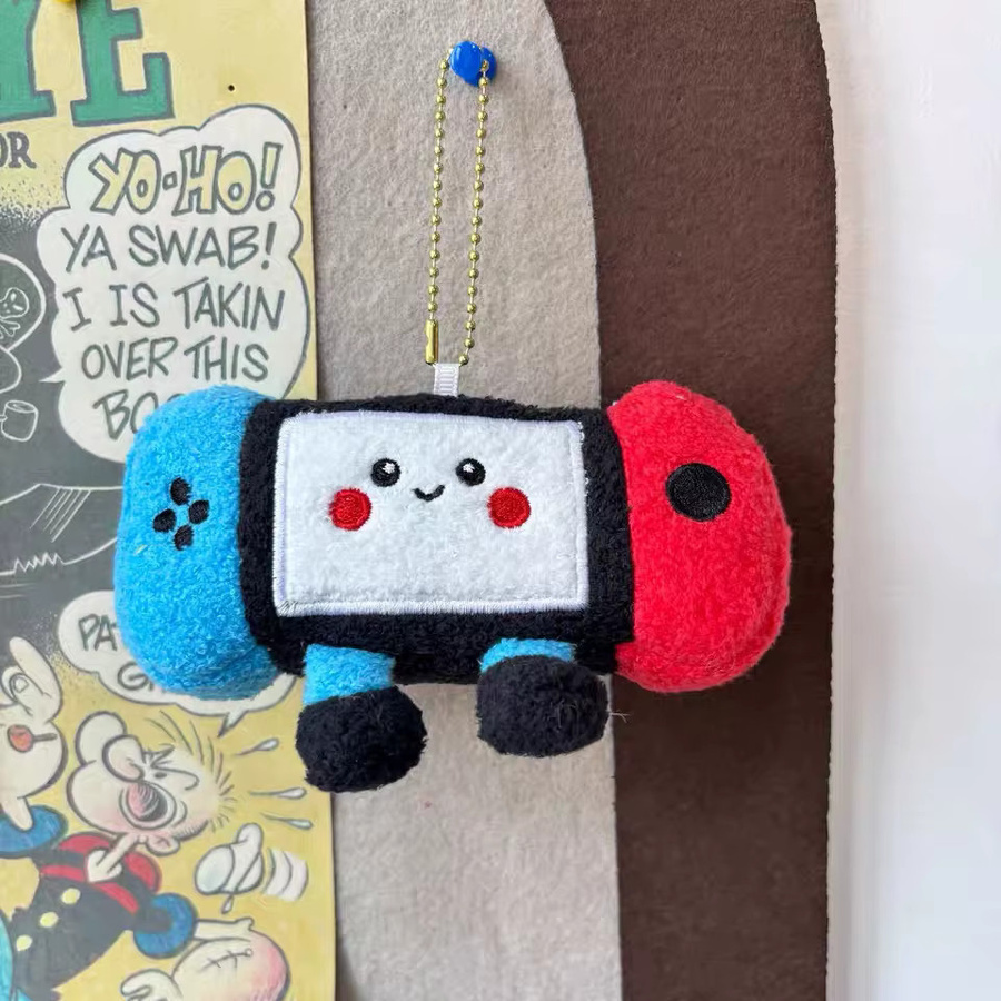 ZAKOL Schlüsselanhänger Spielkonsole Plüsch Puppe, Unisex - Bild 3