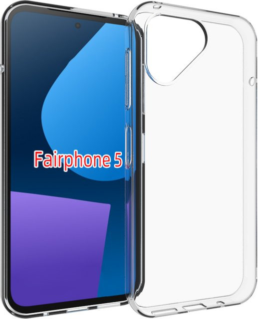 FairPhone 5 Hülle, transparent, ultradünne Silikon-TPU-Handyhülle - Bild 1