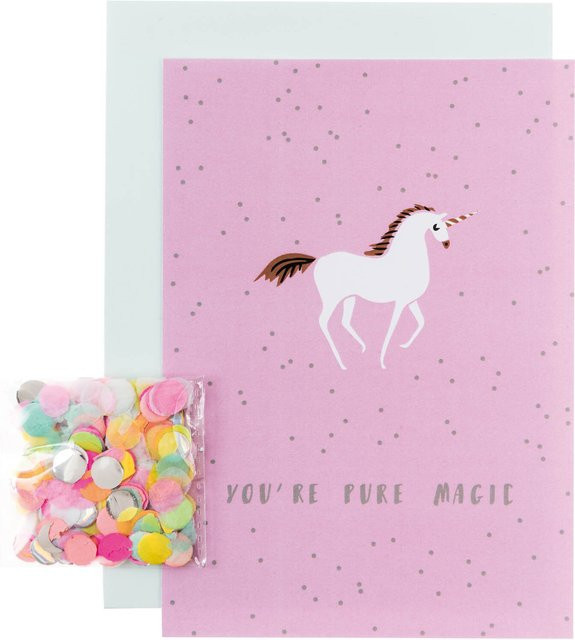 Rico Design Paper Poetry Grußkartenset Wonderland Einhorn - Bild 1