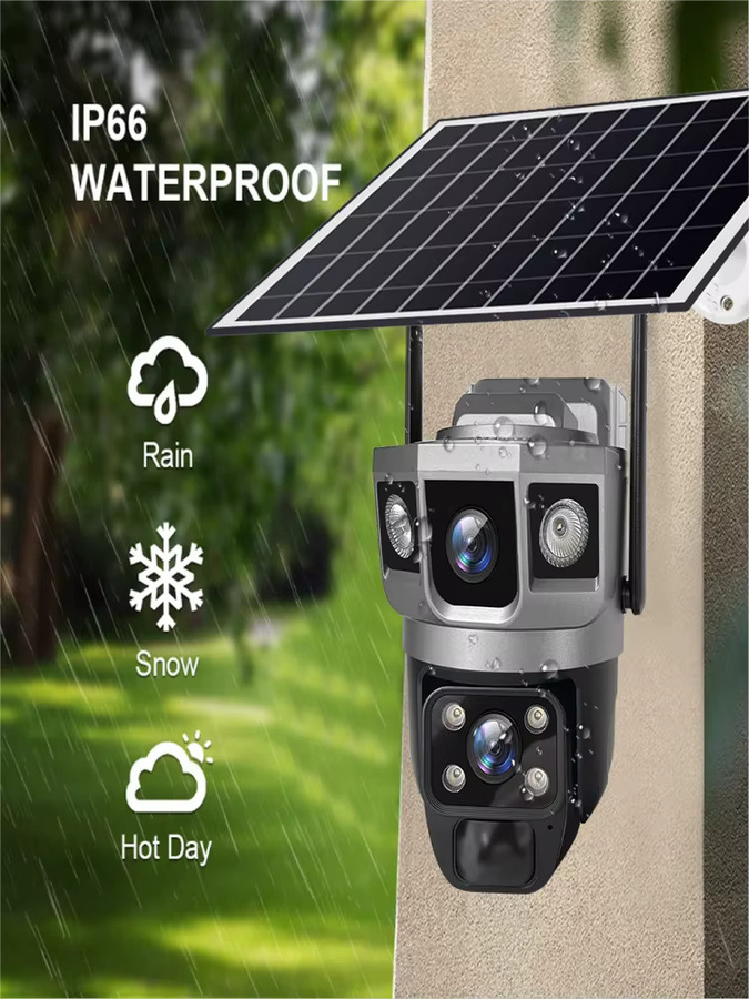 OWJHE V380 PRO Outdoor-Überwachungskamera mit 12MP 4K Auflösung, Dual Lens, WiFi, Auto Tracking und Nachtsicht - Bild 7