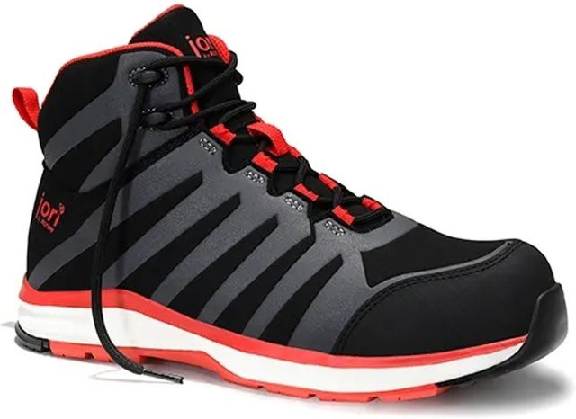 Elten Sicherheitsstiefel JoRapid Black-Red Mid ESD S3 in Schwarz-Rot Gr. 37 - Bild 1