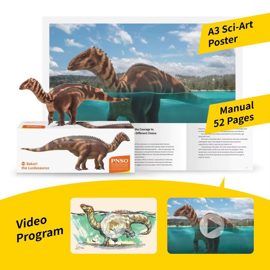 PNSO Lurdusaurus Bakari Dinosaurier Modell 94 - Bild 2