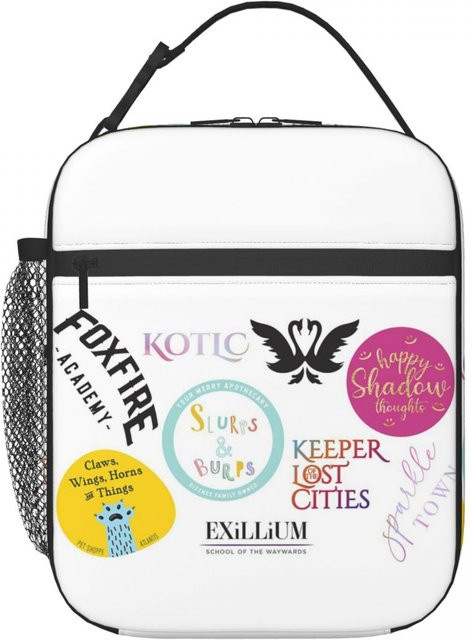 Isolierte Lunchtasche Keeper Of The Lost Cities von Fancy Style Studio in Weiß für Damen und Kinder - Bild 1