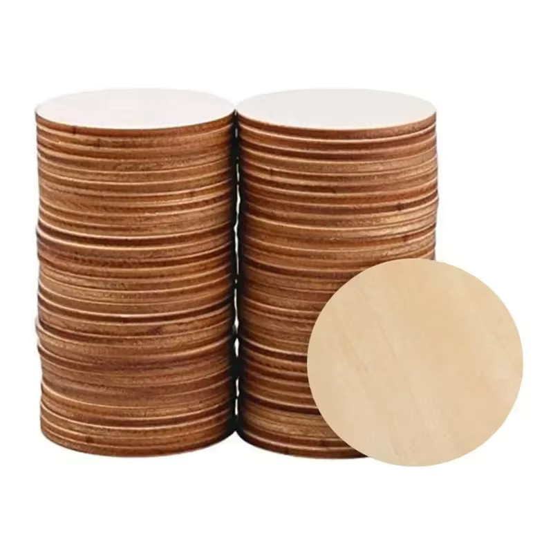 20 Stück unlackierte Holzkreise zum Basteln mit einem Durchmesser von 60 mm - Bild 2