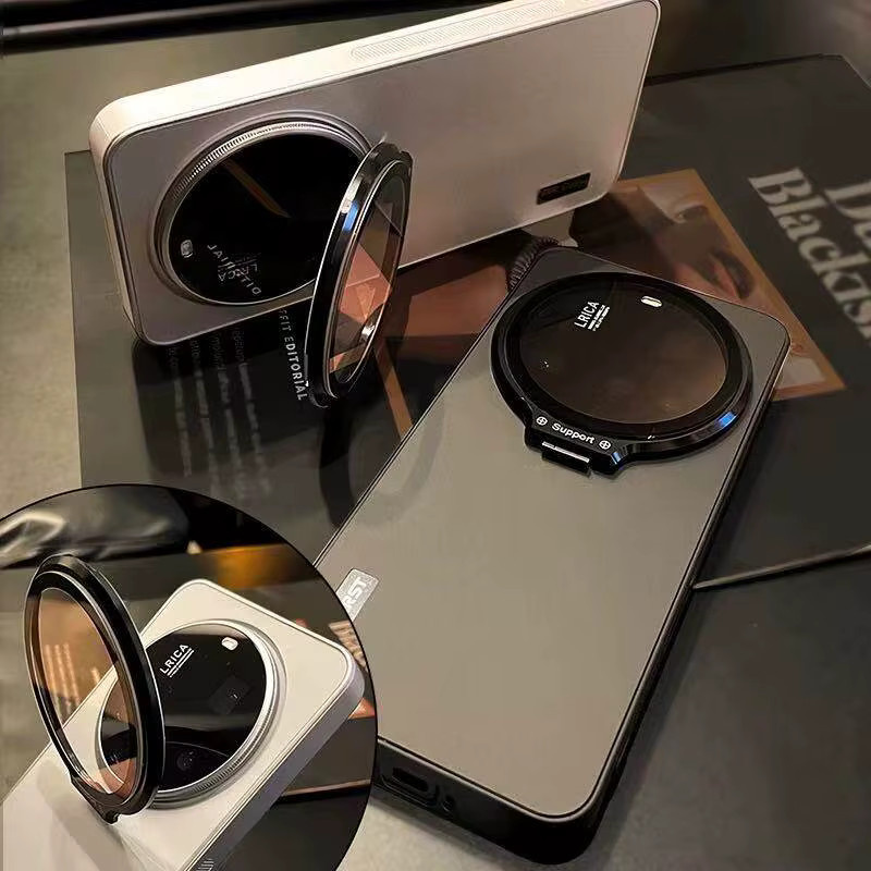 Xiaomi 17 Ultra Leica Edition Schutzhülle in Grün mit mattierter Vollabdeckung und Objektivhalterung aus PC - Bild 4