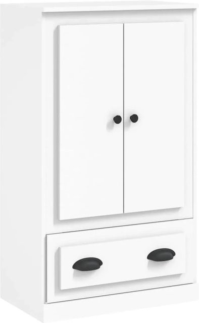 vidaXL Highboard Weiß aus Holzwerkstoff, B/T/H: 60 x 35,5 x 103,5 cm - Bild 1