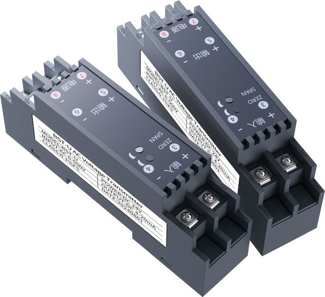 Vadias AC DC Stromwandler mit RS485 Schnittstelle, Strommessumformer für 4-20mA und 0-10V in Grau - Bild 1