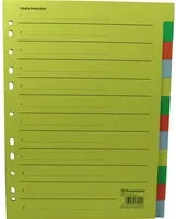 Soennecken Ordnerregister A4 in Multicolour und Grün aus Papier - Bild 1