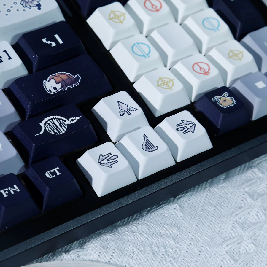 MAIMOOO Hollow Knight Silksong Custom Keycaps Cherry Profile PBT für mechanische Tastaturen in Multicolour - Bild 4