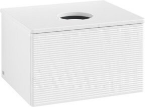V&B Waschtischunterschrank Antao mit Frontstruktur in Weiß, B/T/H: 60 x 36 x 50 cm - Bild 1