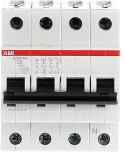 ABB S203-C6NA Leitungsschutzschalter 6A 400V 2CDS253103R0064 - Bild 1