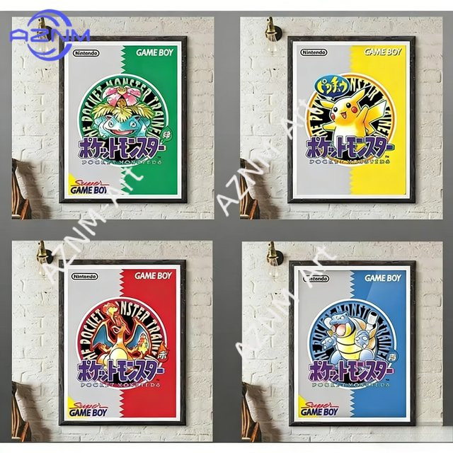 KAYOU Pikachu Anime Leinwandposter für deine Wanddekoration in Mehrfarbig - Bild 1
