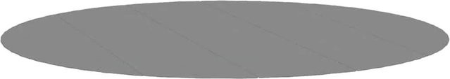 vidaXL Pool-Bodentuch Hellgrau Ø 550 cm aus Polyester Geotextil - Bild 1
