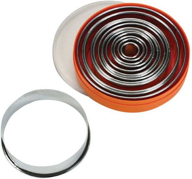 Schneider Ausstecher Rund aus Edelstahl in Silber, Höhe: 3 cm - Bild 1